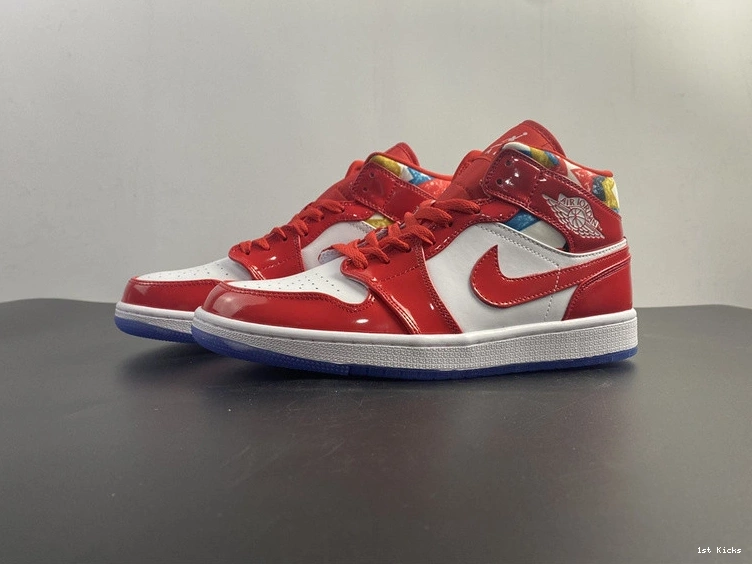 1 Air DC7294-600 Mid Patent Red Jordan 0226